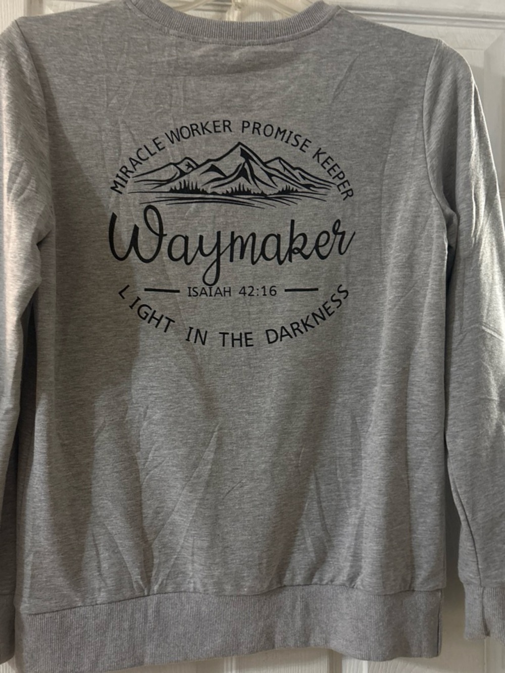 Waymaker Graphic Crewneck Sweatshirt - Grey